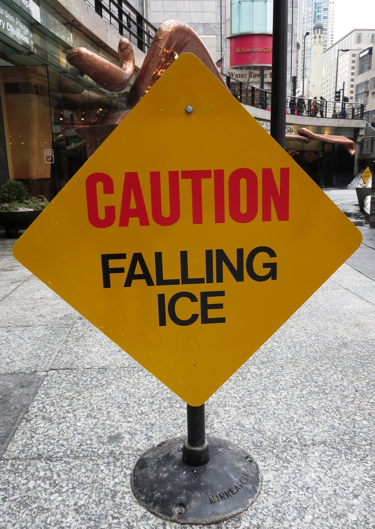 caution ice